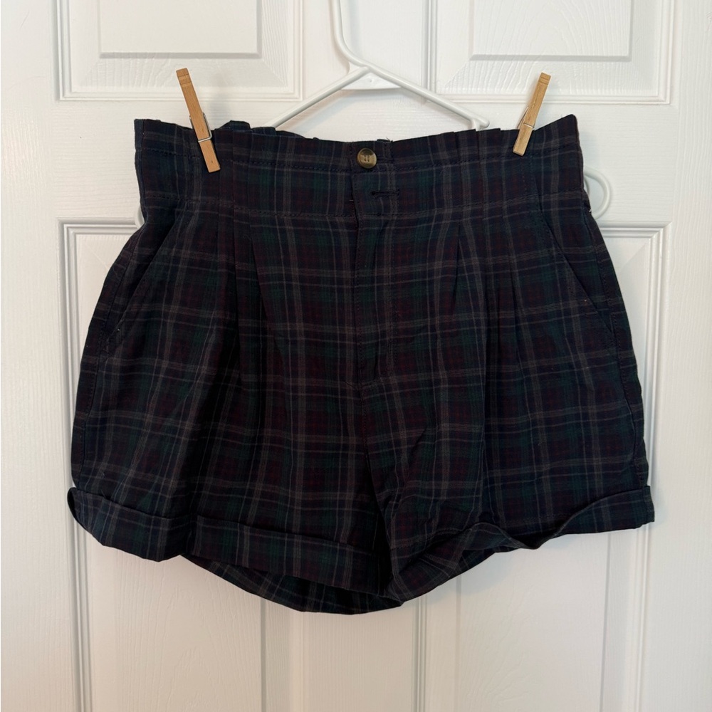 American Eagle Plaid High-Waisted Women's Shorts